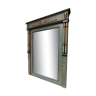 Antique mirror with patinated golden columns