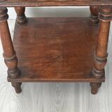 Bedside table/occasional table early 20th century wood and marble