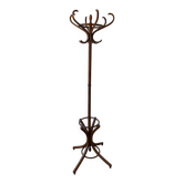 Vintage wooden parrot coat rack