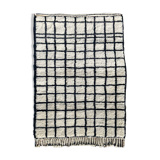 Tapis Berbere Noir Blanc 152x102cm