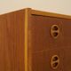 Ash chest of drawers 1970s with distinctive handles, Denmark