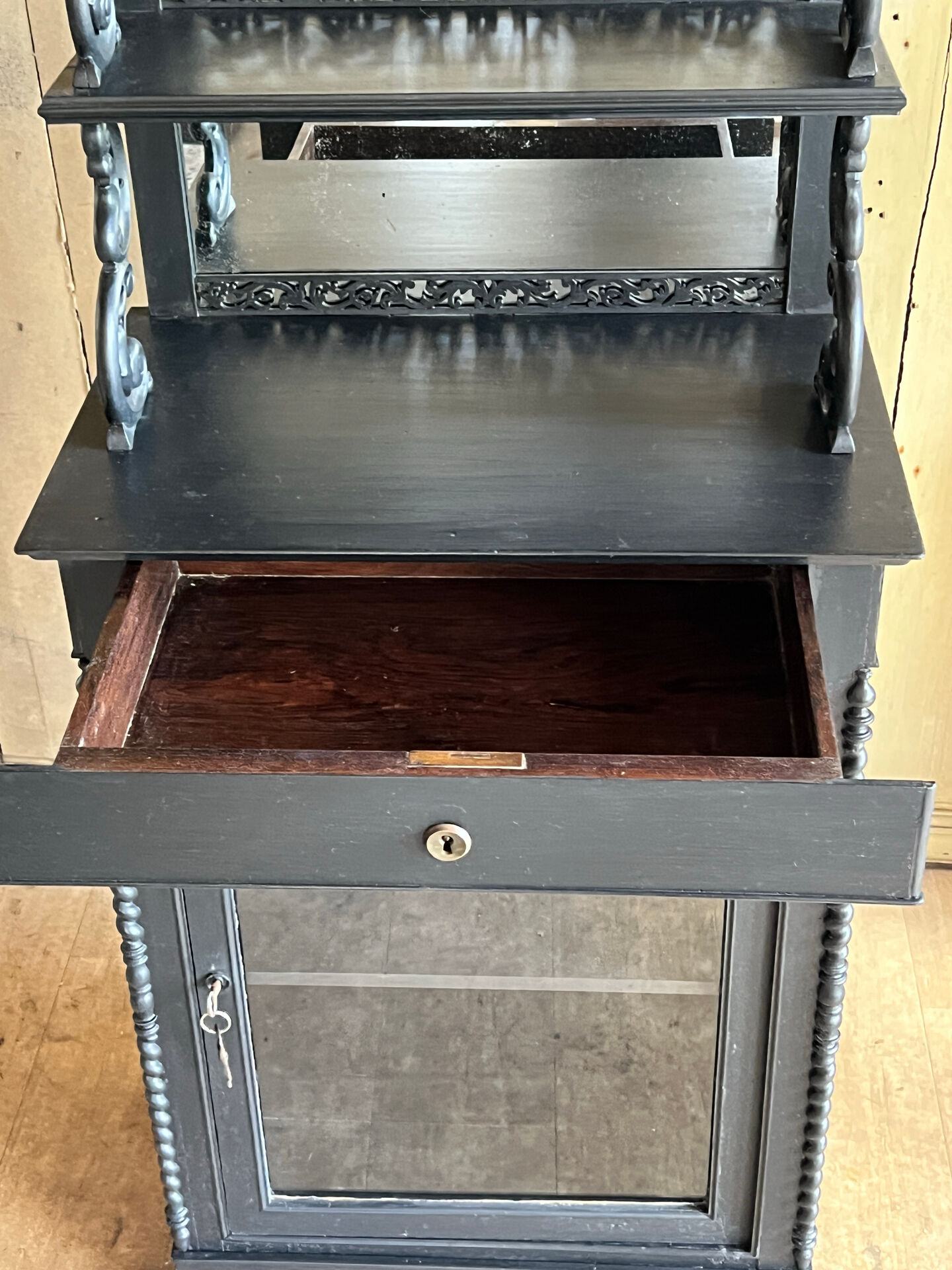 Antique display cabinet