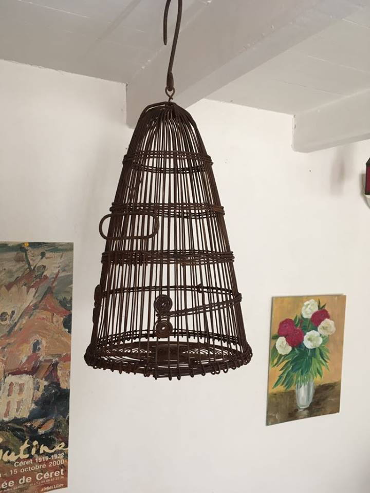 Old iron dome-shaped cage