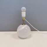 Beautiful table lamp, model Misty by Torben Jørgensen, Holmegaard Glassworks Denmark 1980.