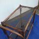 Vintage bamboo rolling trolley