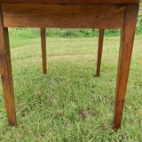 Oval cherry farmhouse table