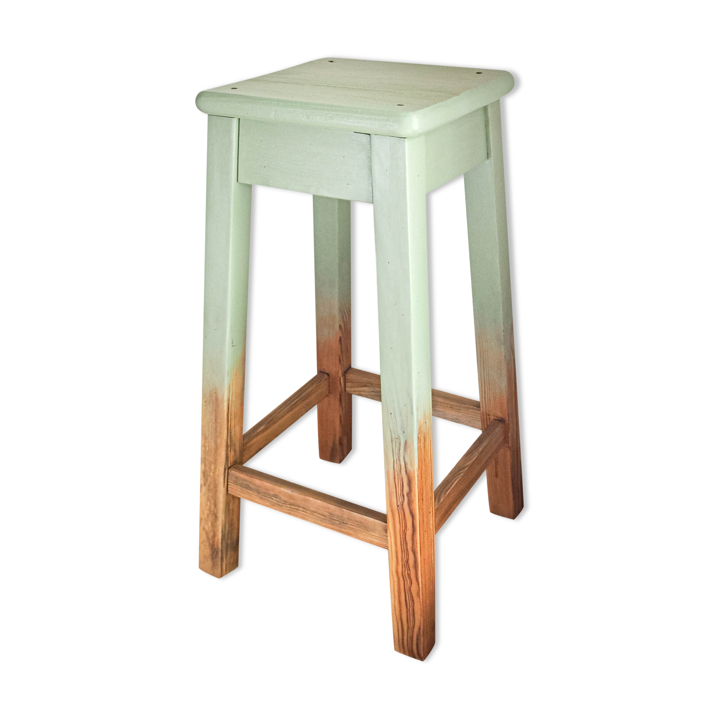 Wooden bar stool