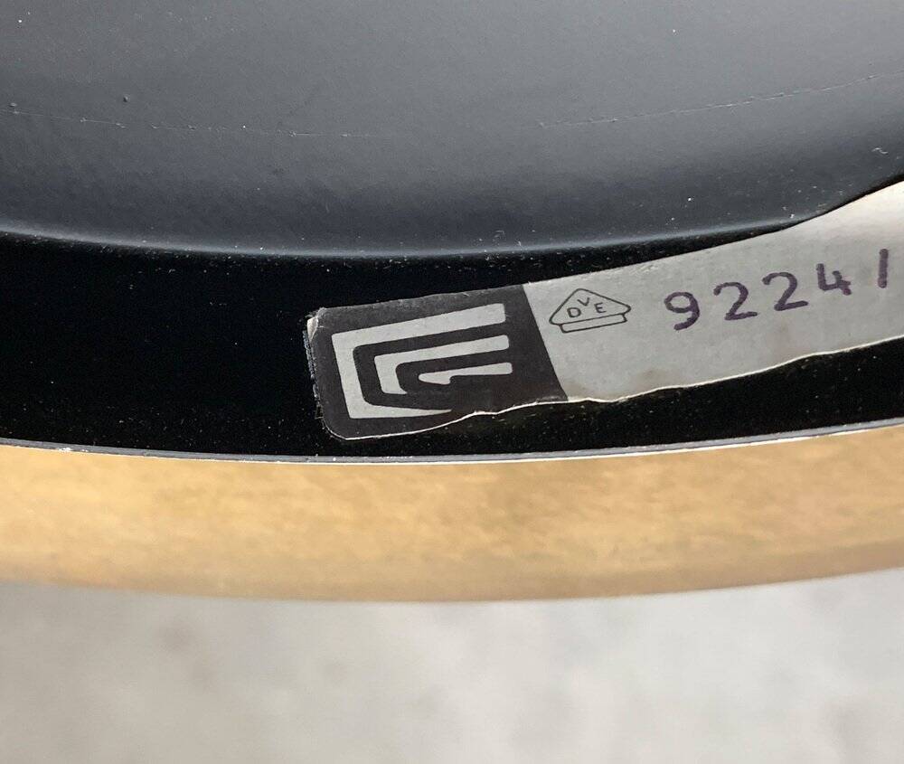 Atomic Brass Ceiling Light in Modern German Mid-Century by Dorothee Becker for Cosack, 1970s