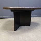 Table basse en forme de boomerang par C. Kneip, années 1990