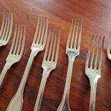 Christofle, Paris - Set of 12 table forks - Vendôme model