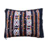 Coussin kilim marocain noir