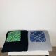 Pair of vintage crochet cushions, 1970s
