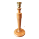 Art Deco turned wooden lamp base.