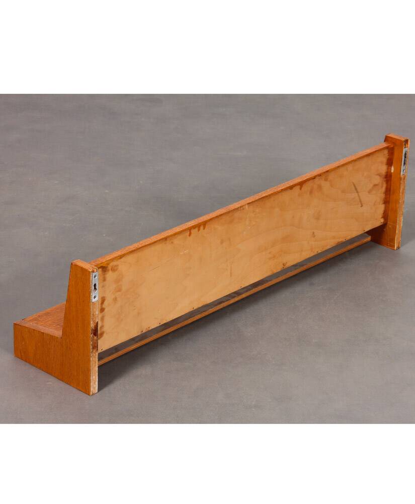 Vintage wall shelf, Czech work, 1960