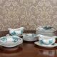 20th Century Anemone Porcelain Set by Johnson Brothers, 1930s, Set of 28