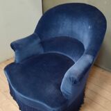 Blue toad armchair