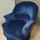 Blue toad armchair
