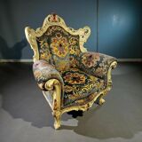 Vintage baroque armchair / armchair / armchair