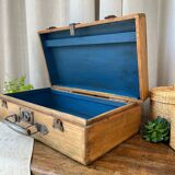 Wooden suitcase