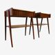 Teak bedside pair AB Carlstrom - Co Màbelfabrik 1960