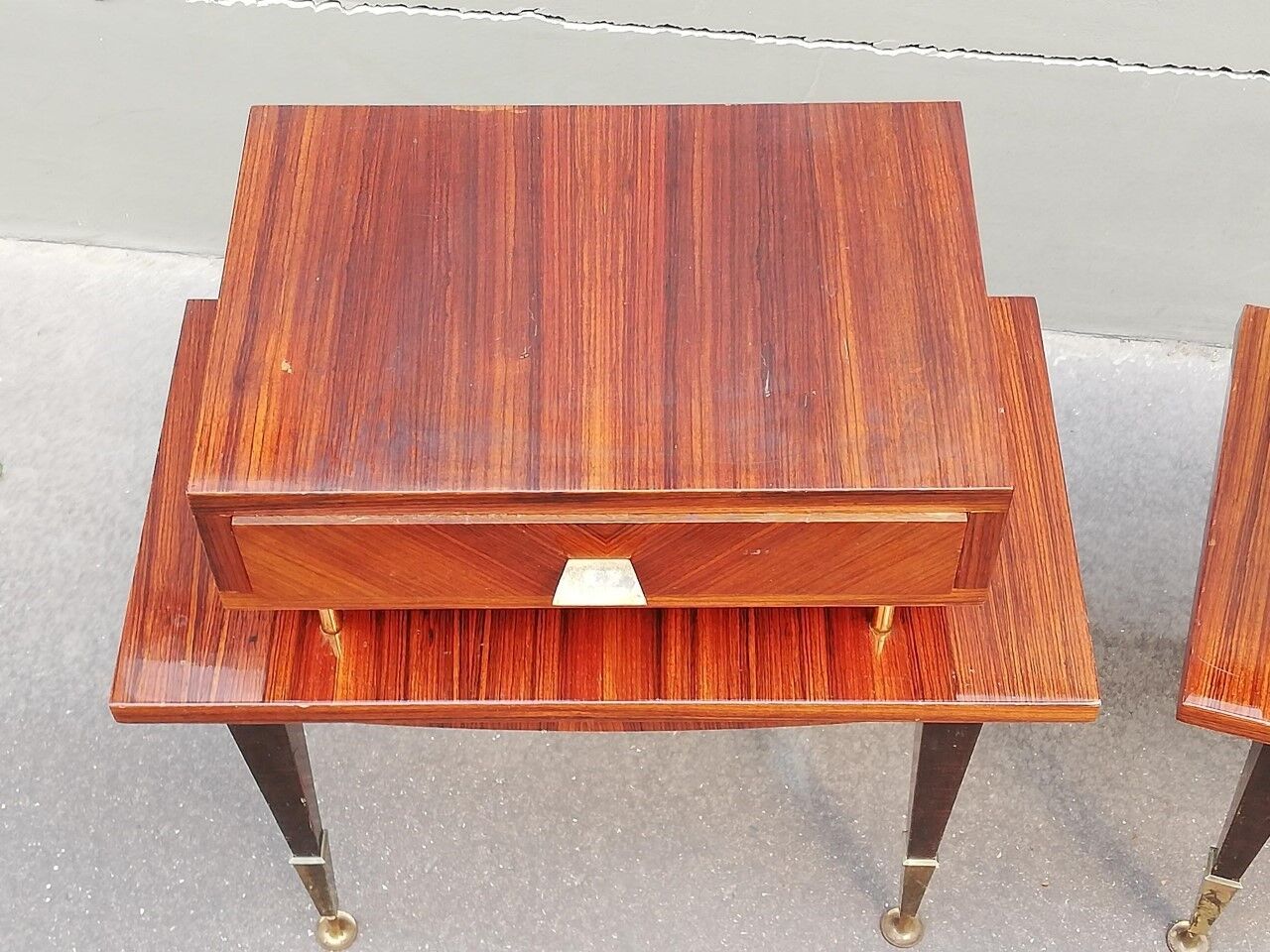 Pair of bedside tables 50s