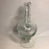 Former pitcher Ewer molded Crystal polished jug Vintage