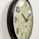 Vintage school wall clock from standard electric, 1980s