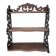 Étagère murale – Bois sculpté – Décoration – Style vintage découpé