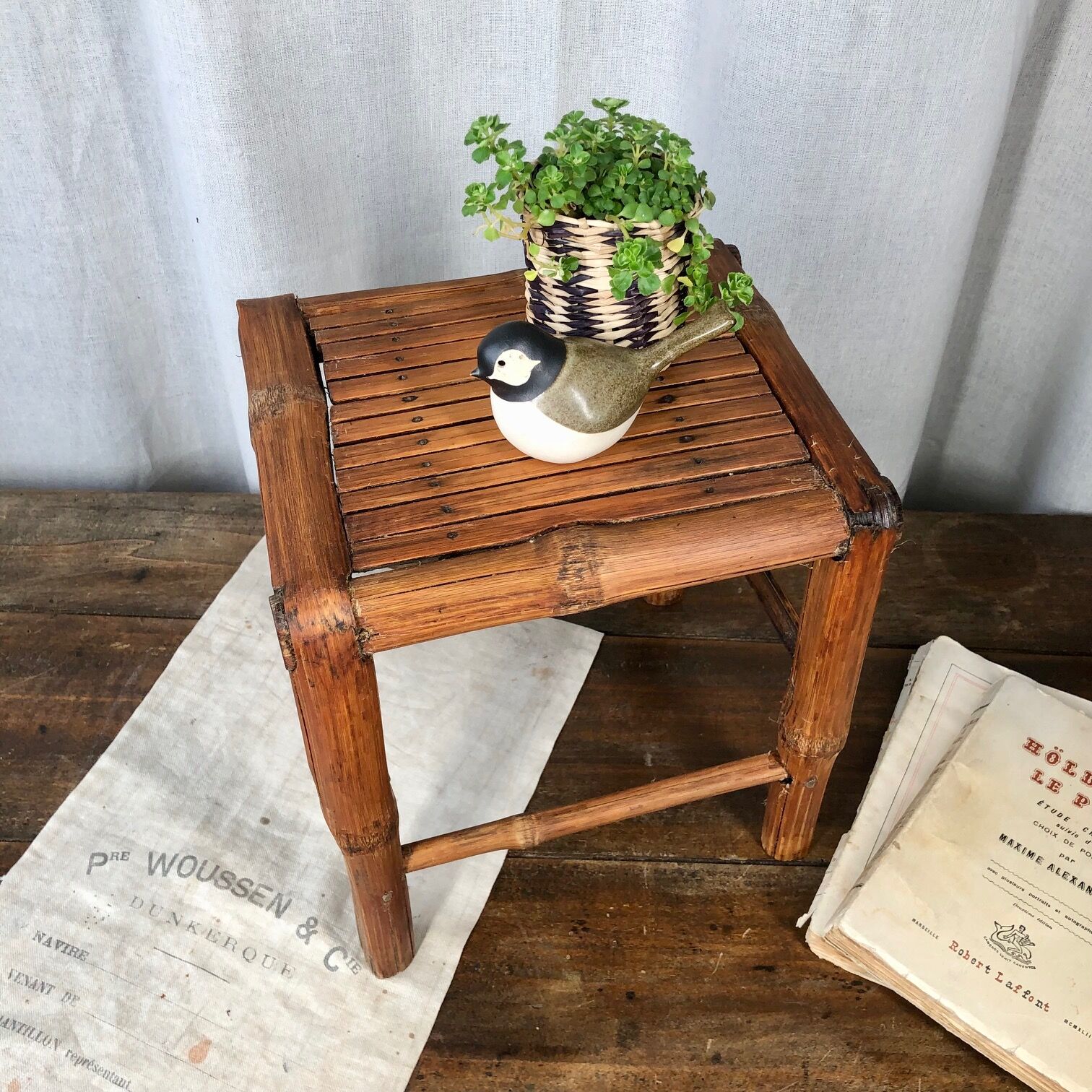 Bamboo stool