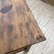 Drapery console table in pine