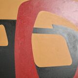 Tableau (panneau bois peint sans fixation). Formes libres, années 70