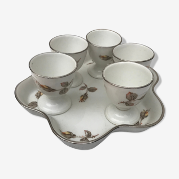 vintage porcelain egg service