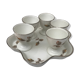 vintage porcelain egg service