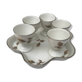 Service à œufs porcelaine vintage