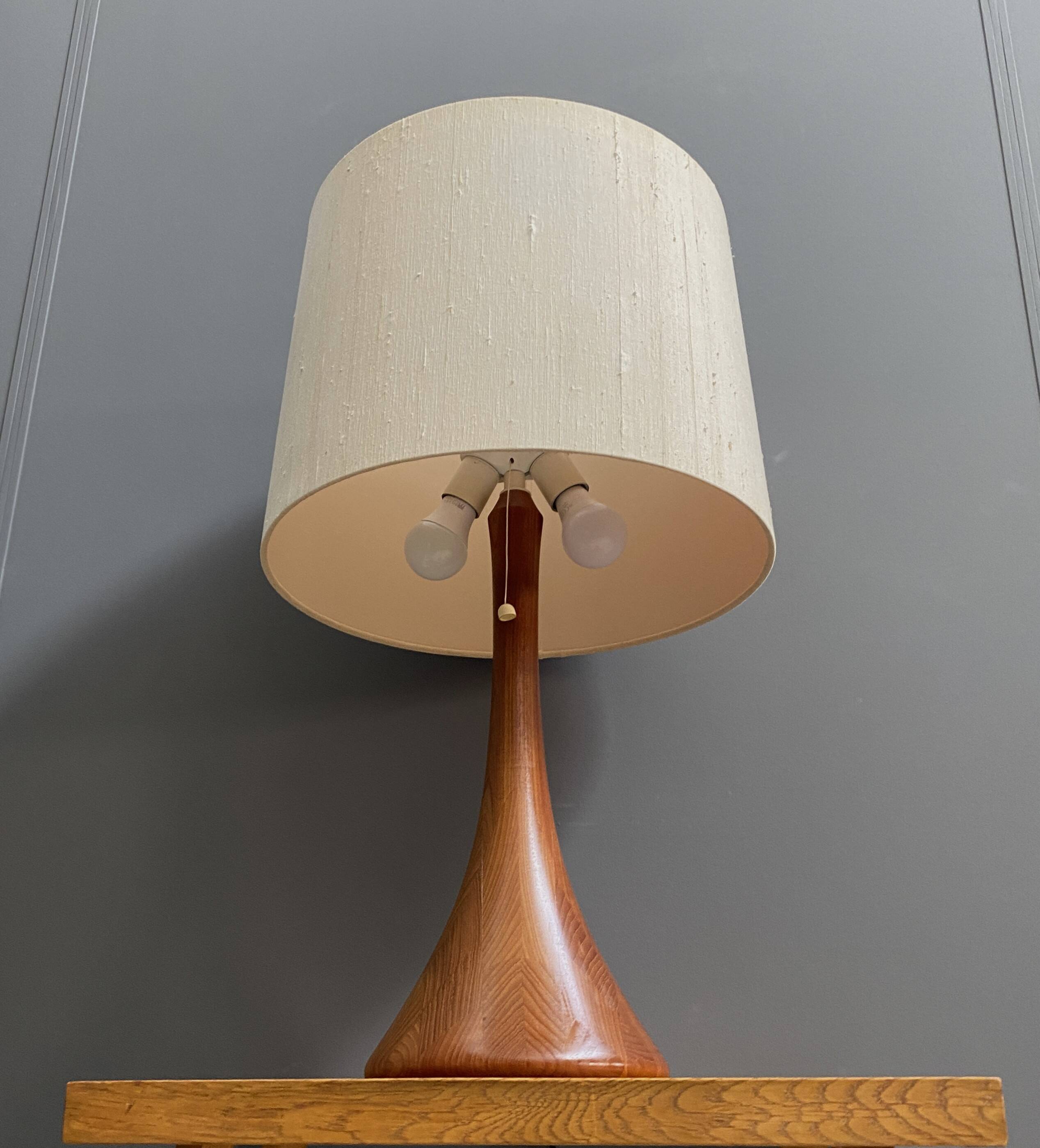 Teak table lamp by Domus model 7442, 1970s