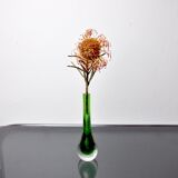 Green soliflor sommerso vase by seguso, murano, italy, 1970