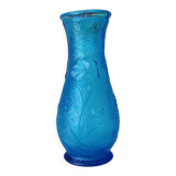 Vase vintage bleu