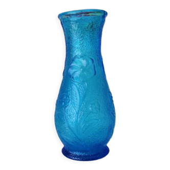 Blue vintage vase