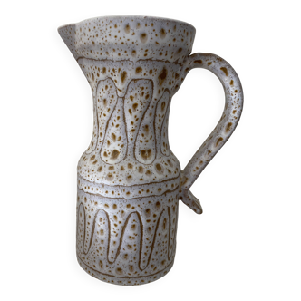 Rare large Jean Austry pitcher. Vintage ceramic from Vallauris. 1960s.