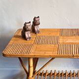 Vintage bamboo/rattan coffee table