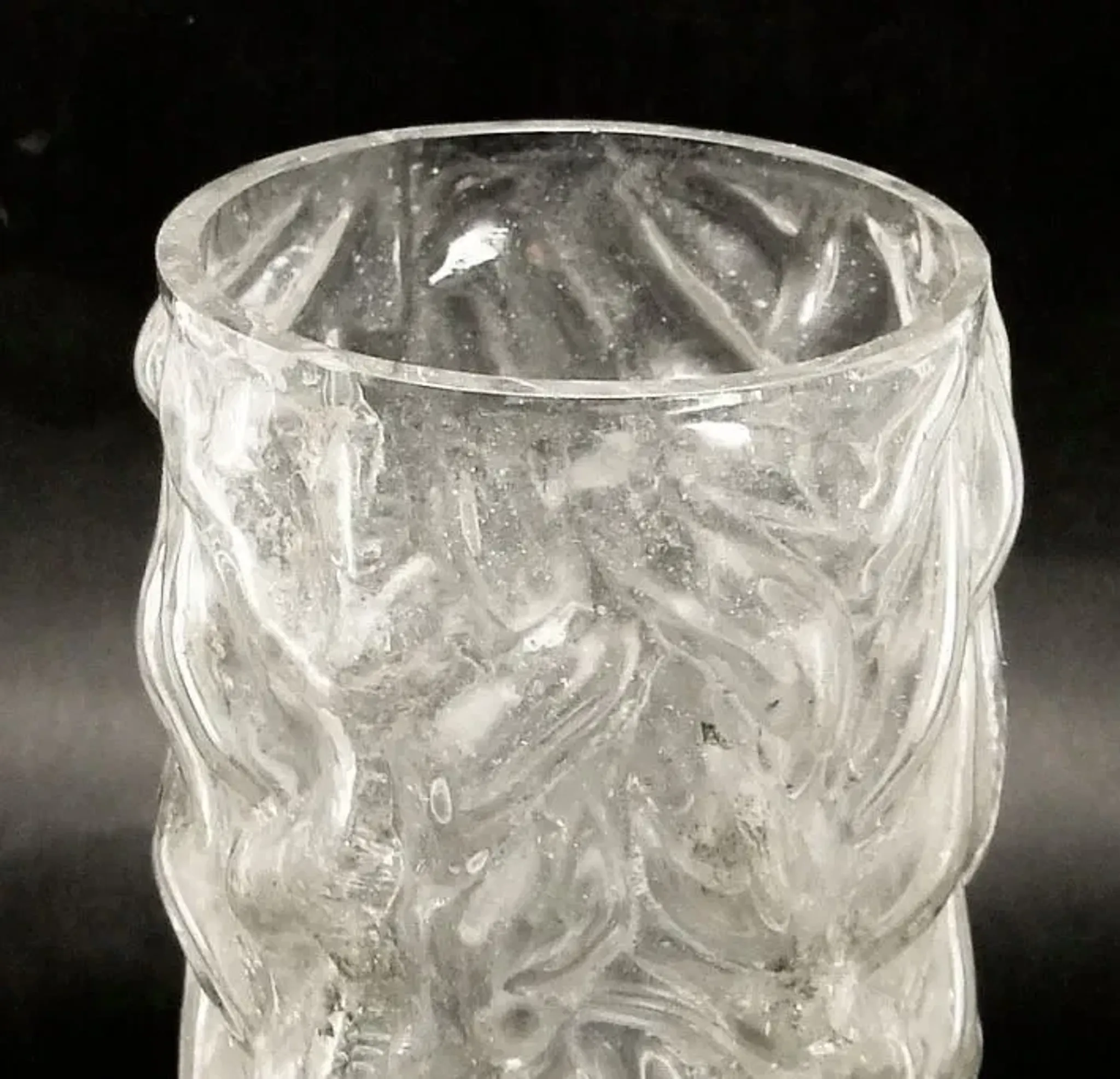 H5O Vase 'Stump' 1970s Huta Hortensja
