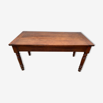 Farm kitchen table with a solid cherry tree 150x73cm