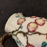 Enamelled pocelaine pitcher