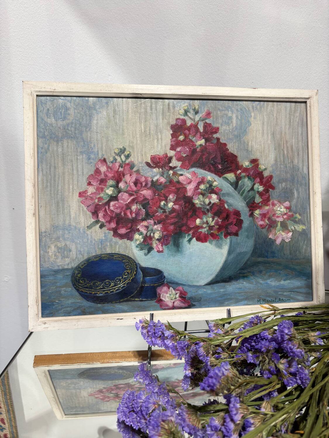 Old painting signed M. Martel-Adam (19th/20th century)