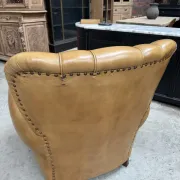 1950s leather armchair