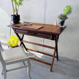 Bureau coiffeuse sur tréteau
