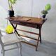 Bureau coiffeuse sur tréteau