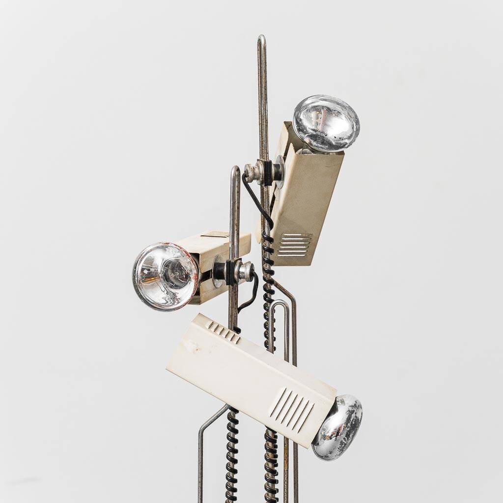 Vintage floor lamp in the style of Joe Colombo, space age design, 1970s