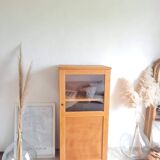 Armoire parisienne vitrée type vaisselier