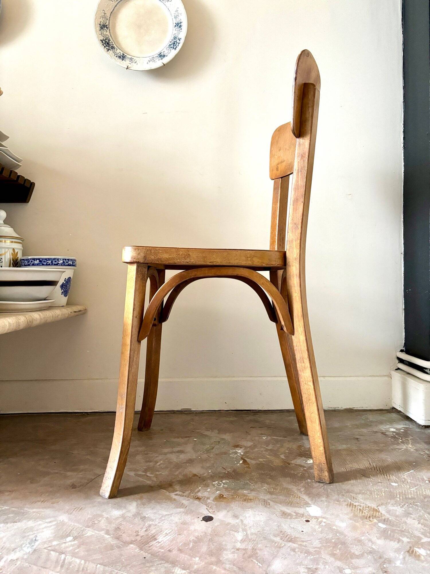 Baumann bistro chair in light beech